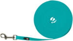 TRIXIE Easy Life Tracking Leash cu acoperire din PVC (M-L | 10 m/13 mm | Turcoaz)