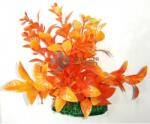 Plantă artificială de culoare portocalie pentru acvariu 15 cm