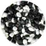 Amestec de pietricele decor acvariu (alb/negru) (0.5-1 mm) 750 g