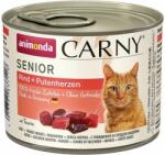 Animonda Cat Carny Senior conservă cu vită și inimă de curcan (24 x 200 g) 4800 g