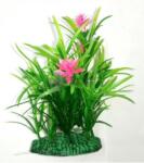 Plantă de acvariu cu flori roz în formă de alge marine 15 cm