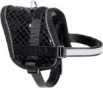 Flamingo Eeny Meeny harnașament negru cu carouri pentru câini (Circumferința pieptului: 36-46 cm)