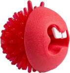 Rogz Fred Treat Toy - Jumătate de minge pliabilă (6.4 cm; Roşu)