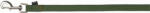 TRIXIE Tracking Leash Flat Strap - Lesă plată din bumbac cu mâner (5 m; 20 mm; Verde)