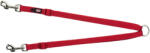 TRIXIE Premium lesă dublă pentru câini (XS-M; Roşu; 40-70 cm / 15 mm) (201103)