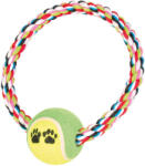 TRIXIE inel franghie cu minge de tenis pentru caini (Minge: 6 cm | Inel: 18 cm)