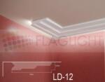  Ld-12 Декоративен профил за скрито led осветление ► 2метра (ld12)