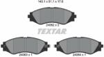 TEXTAR set placute frana, frana disc TEXTAR 2406201 (2406201)