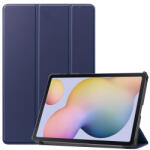  LEATHER Samsung Galaxy Tab S8 / Tab S7 din LEATHER albastru închis