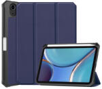 Husă din LEATHER Apple iPad mini 6 2021 / mini 7 2024 albastru închis