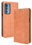  BUSINESS Husa portofel Motorola Edge 20 Pro maro