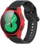  Husa de protectie cu sticla securizata pentru Samsung Galaxy Watch 4 40mm rosu