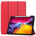  LEATHER Husă rabatabilă Apple iPad Pro 11 (2022 / 2021 / 2020 / 2018) roșu
