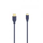 Hama Cablu de date Hama Flexi-Slim 00200635, USB - USB-C, 0.75m, Blue (00200635)