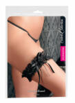 Cottelli Collection - Csipke harisnyakötő - fekete (S-L) (24601061101) - szexaruhaz