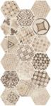  HEXATILE CEMENT GARDEN SAND hexagon járólap