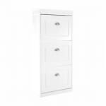 Mobikon Pantofar 3 compartimente mdf alb Seber 53.5x24x117 cm (0000257687) Pantofar
