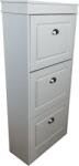 Mobikon Pantofar 3 compartimente mdf gri Seber 53.5x24x117 cm (0000289131) Pantofar