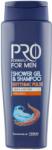 TESCO Pro Formula For Men Rhythmic Pulse tusfürdő & sampon 400 ml