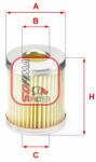 SOFIMA filtru combustibil SOFIMA S 6008 G (S 6008 G) - automobilus