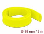 Delock Fonott kábelharisnya nyújtható 2 m x 38 mm sárga (20755)