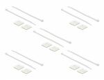 Delock Kábelkötegelő talp 25 x 25 mm, kábelkötegelővel, melynek hossza 300 mm x szélessége 4, 8 mm fe (18834)