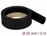 Delock Fekete zsugorcső 2 m x 22 mm (18986)