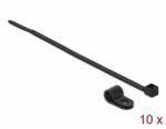 Delock Fekete színű, összekapcsoló pánt készlet 4, 8 mm H 150 x Sz 2, 5 mm kábelekkel (18862)
