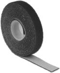 Delock Hurkolható rögzítok, 3 m x 13 mm (H x Sz) tekercs, fekete (18710)