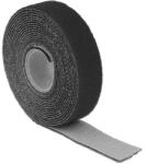 Delock Hurkolható rögzítok, 3 m x 20 mm (H x Sz) tekercs, fekete (18714)