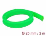 Delock Fonott kábelharisnya nyújtható 2 m x 25 mm zöld (20749) - dellaprint