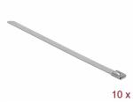 Delock Rozsdamentes Acél Kábelkötegek Hossza 150 x Szélesség 7, 9 mm 10 db. (18775)