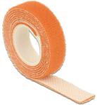 Delock Hurkolható rögzítok, 1 m x 13 mm (H x Sz) tekercs, narancssárga (18741) - dellaprint