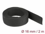 Delock Anyag hőre zsugorodó cső 2 m x 16 mm szugorodási arány 2: 1 fekete (20793)