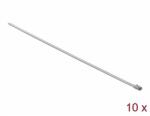 Delock Rozsdamentes acél kábelkötegelők, 500 x 4, 6 mm (H x Sz), 10 darab (18770) - dellaprint
