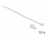 Delock Fehér színű, összekapcsoló pánt készlet 6, 4 mm H 200 x Sz 3, 6 mm kábelekkel (18863)