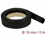 Delock Fekete zsugorcső 5 m x 18 mm (18941) - dellaprint
