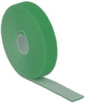 Delock Hurkolható rögzítok, 5 m x 20 mm (H x Sz) tekercs, zöld (18731)