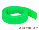 Delock Fonott kábelharisnya nyújtható 2 m x 38 mm zöld (20754) - dellaprint