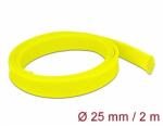 Delock Fonott kábelharisnya nyújtható 2 m x 25 mm sárga (20750)