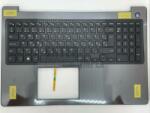 Dell Inspiron 15 5570 5575 series 01884Y 1884Y háttérvilágítással (backlit) fekete szürke burkolattal (topcase) magyar (HU) laptop/notebook billentyűzet gyári