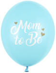 PartyDeco Balon - Mom to Be albastru