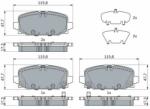 Bosch set placute frana, frana disc BOSCH 0 986 424 963 (0 986 424 963)
