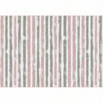 Mobikon Covor textil roz gri alb Karan 57x90 cm (0000267958) - decorer Covor baie