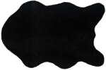 Mobikon Covor blana artificiala neagra Rabit 90x60 cm (0000201434) Covor