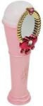LeanToys Oglinda magica karaoke roz, cu microfon si USB, pentru fetite, LeanToys, 7815 - gimihome Instrument muzical de jucarie