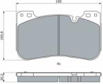 Bosch set placute frana, frana disc BOSCH 0 986 424 921 (0 986 424 921)