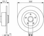 Bosch Disc frana BOSCH 0 986 479 573 (0 986 479 573) - automobilus