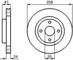 Bosch Disc frana BOSCH 0 986 478 989 (0 986 478 989) - automobilus