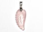  Rózsakvarc angyalszárny medál